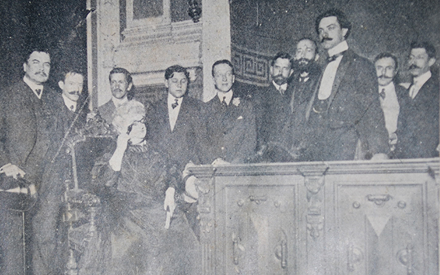 Foto Rojas en el Ateneo de Madrid mayo 1908